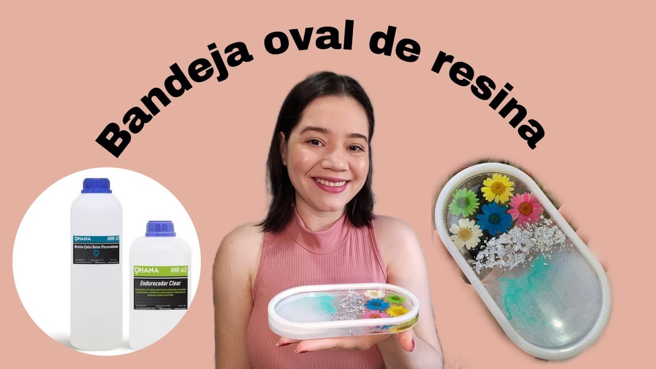 DIY: BANDEJA OVAL DE RESINA EPOXI