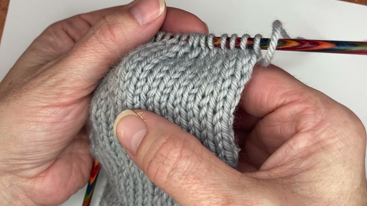 German short rows vs wrap & turn