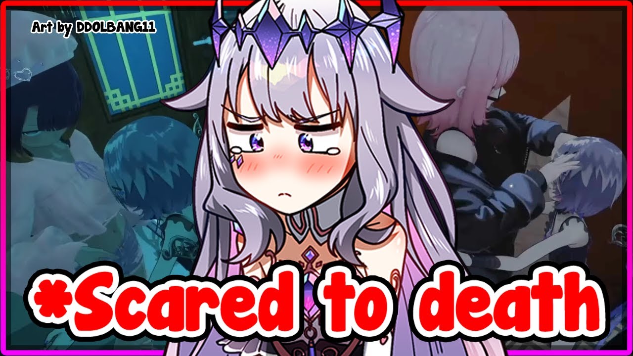 [ENG SUB/Hololive] Scared Biboo always hugs her senpai for comfort