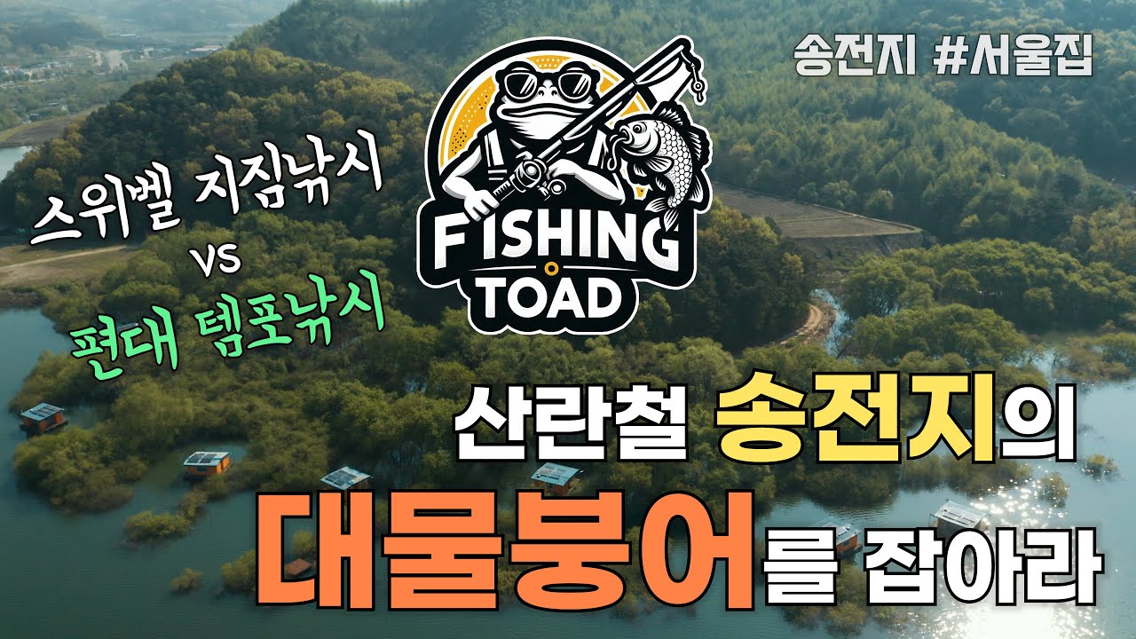 [대물낚시 패턴 비교] 스위벨 지짐낚시 vs 편대 템포낚시 | 송전지
