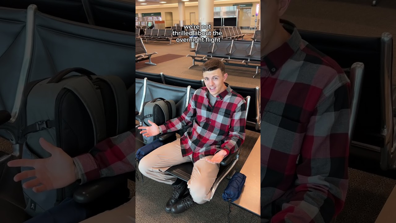 TRAVEL HACK FOR SLEEPING ON PLANES ✈️ #overnight #sleep #travel