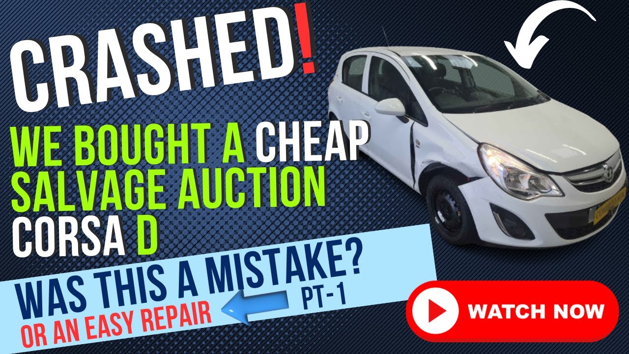 We Bought A Wrecked Vauxhall Corsa From A Salvage Yard - Here's What We Got!