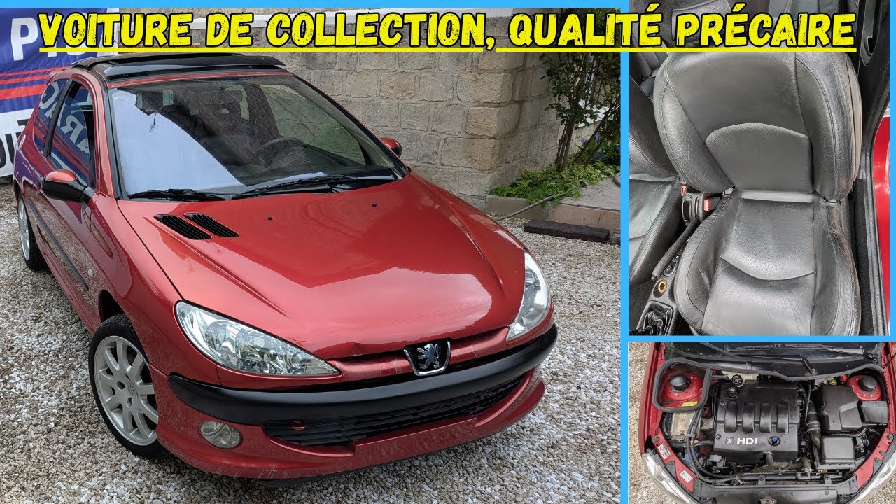 AVIS FIABILITE - PEUGEOT 206 2.0 XS HDI - LE FUTUR COLLECTOR EN DÉCOMPOSITION. ( TOUTES  OPTIONS )