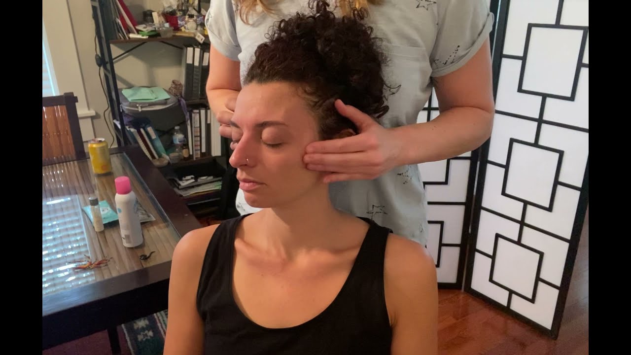 ASMR Relaxing Day at the Spa - Ear Face & Shoulder Massage (new cleansing cloth trigger; no talking)