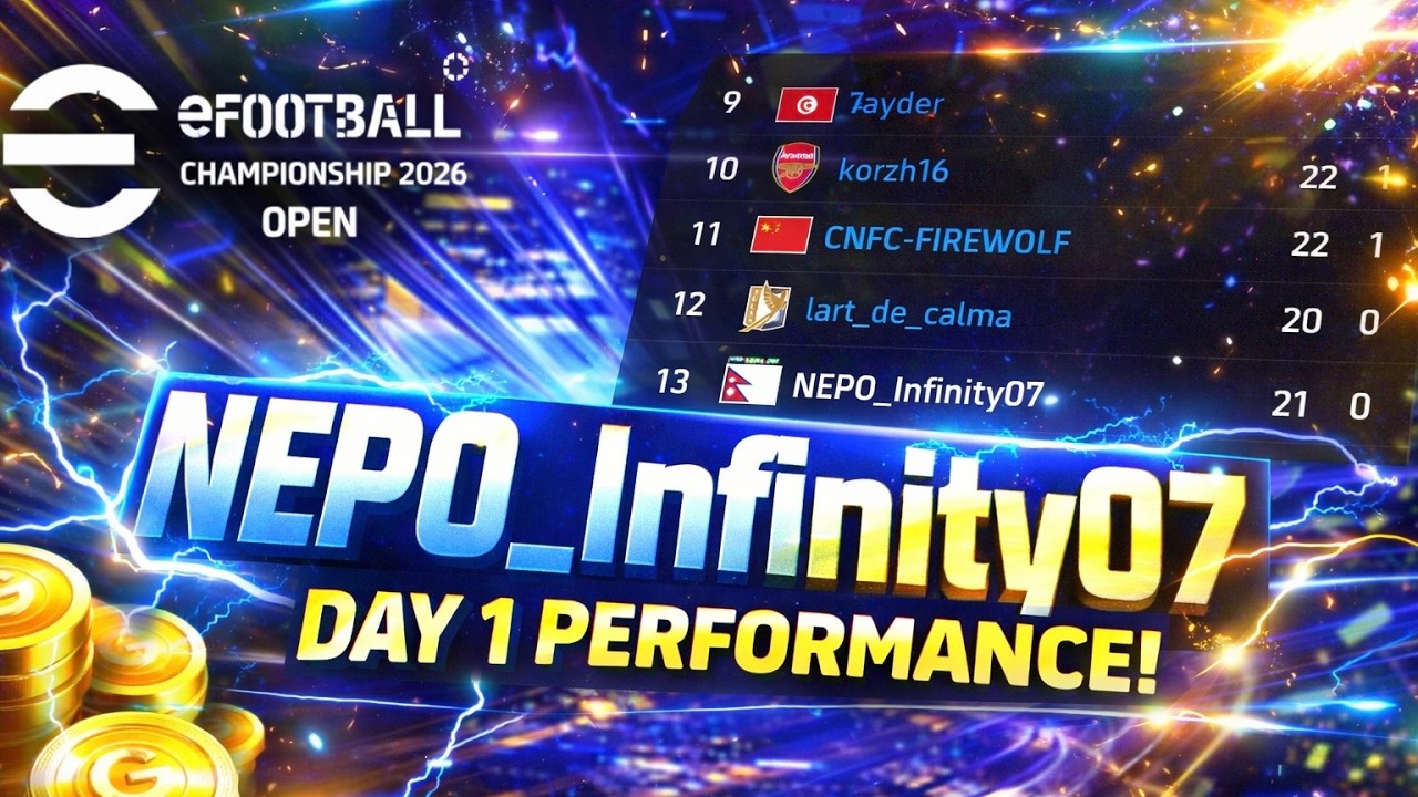 DAY 2 LIVE 🔴 | NEPO_Infinity07 Road to Top 10 🚀 | eFootball Championship 2026 OPEN
