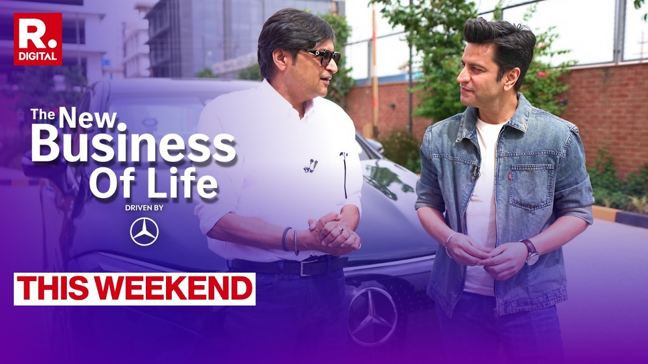 Arnab & Chef Kunal Kapur's Sizzling Drive on The New Business of Life, Driven by Mercedes-Benz India