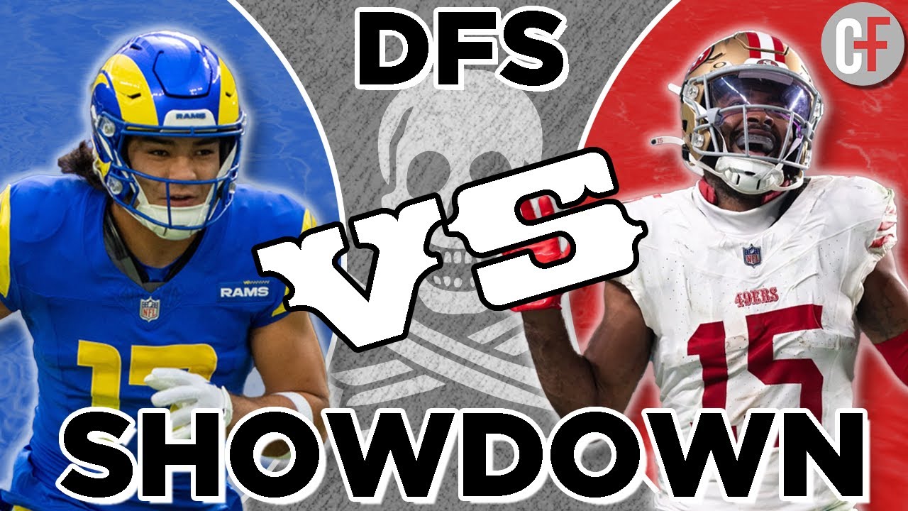 NFL DFS Showdown - Rams vs 49ers | Thursday Night Football