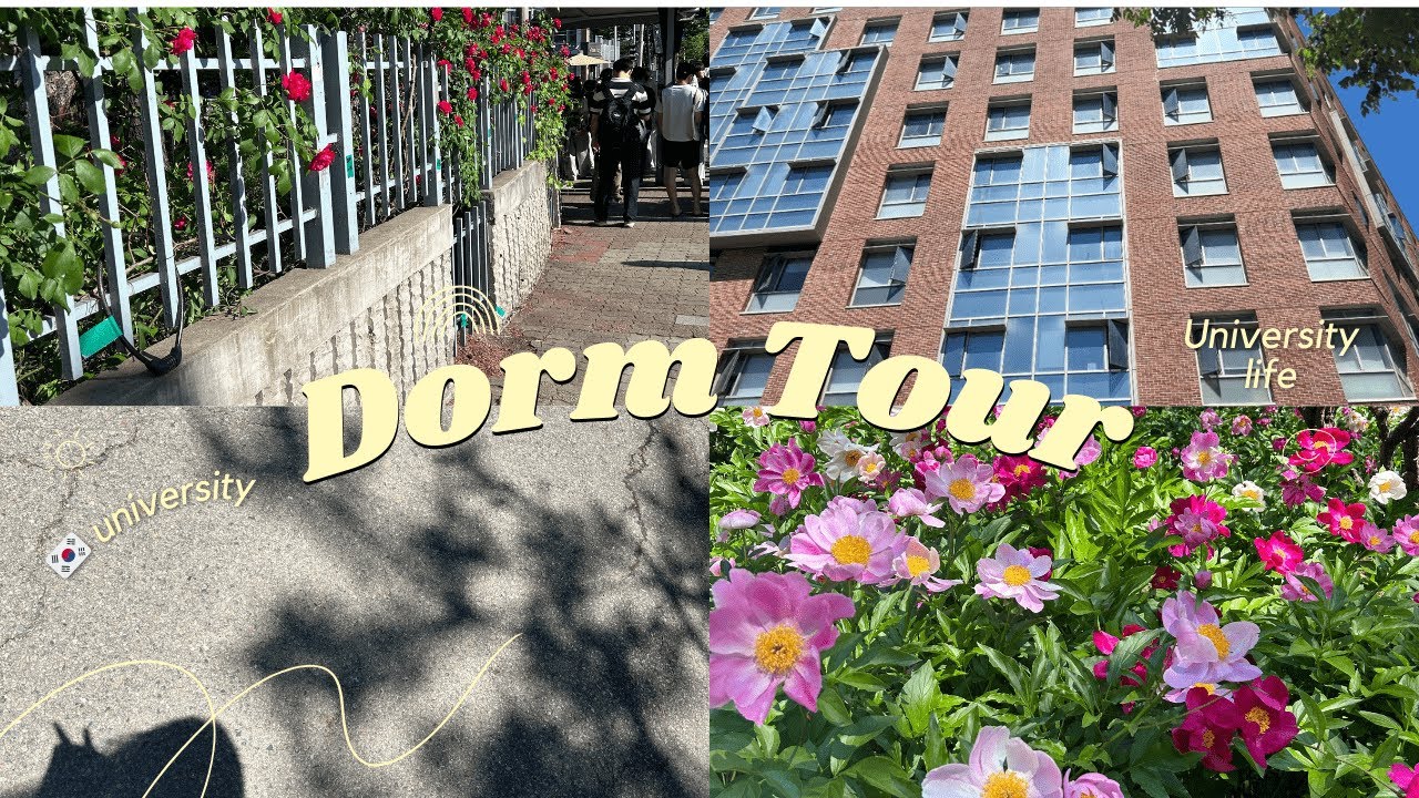 Korean university dormitory tour!!