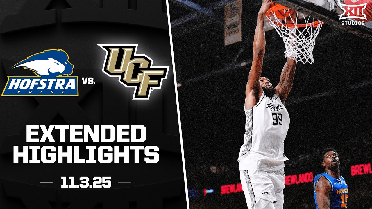 Hofstra vs. UCF Extended Highlights | 2025-26 Big 12 Men's Basketball