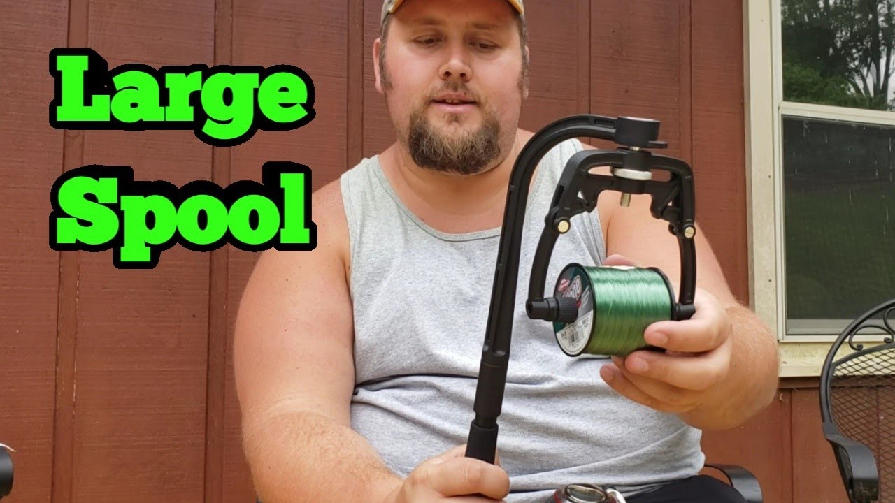 Fishing Line Spooling Station From Amazon | Will it Work With Larger Spools of Line (Review)