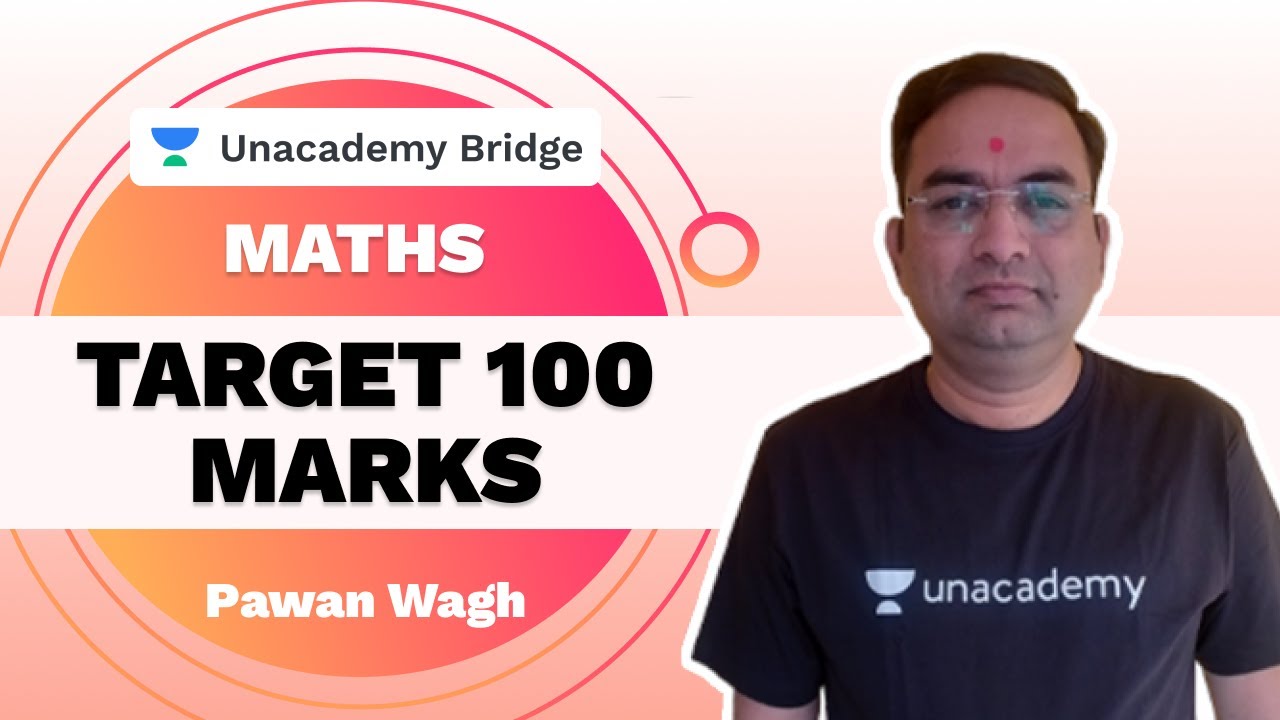 Target 100 Marks HOTS |  Maths | Pawan Wagh | Foundation | Unacademy Bridge