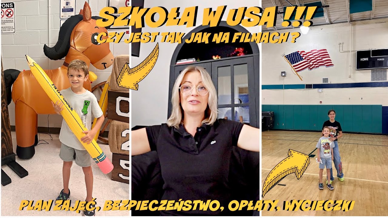 SZKOŁA W USA: PLAN ZAJĘĆ, BEZPIECZEŃSTWO, WYCIECZKI, LUNCH, JAK WYGLĄDA SZKOŁA, JAK NA FILMACH ?!