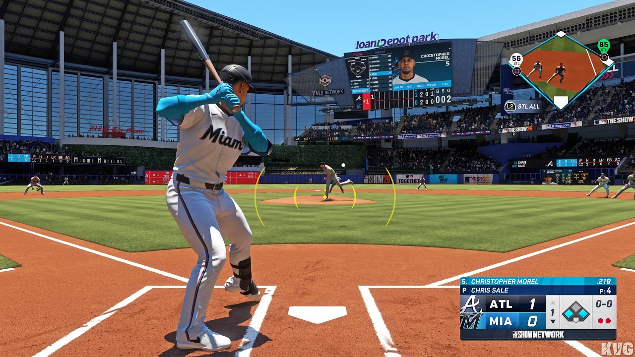 MLB The Show 26 - Atlanta Braves против Miami Marlins - Геймплей (PS5 UHD) [4K60FPS]