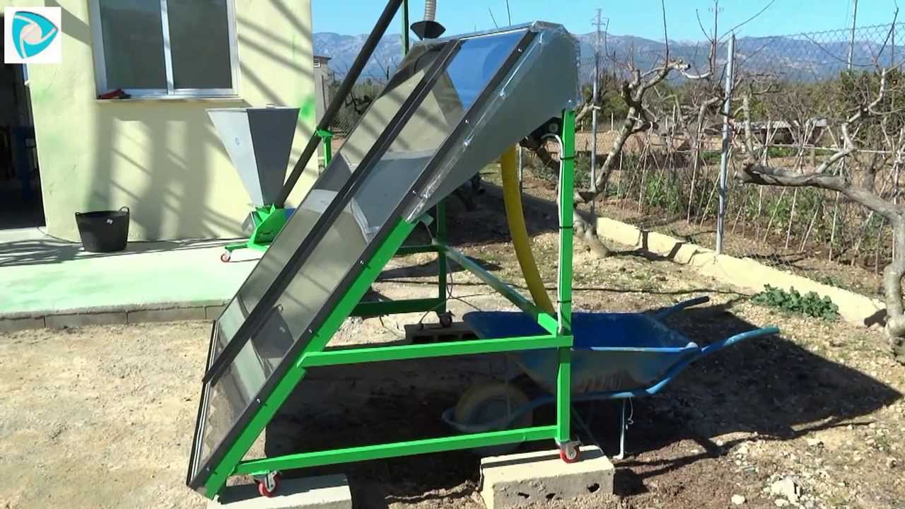 COLECTOR SECADOR SOLAR ROTATORIO