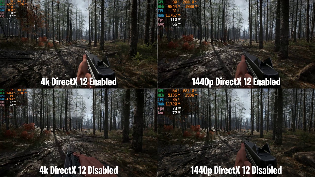 AMD 6900 XT 4K Gameplay Hell Let Loose ► DirectX 12 MORE FPS