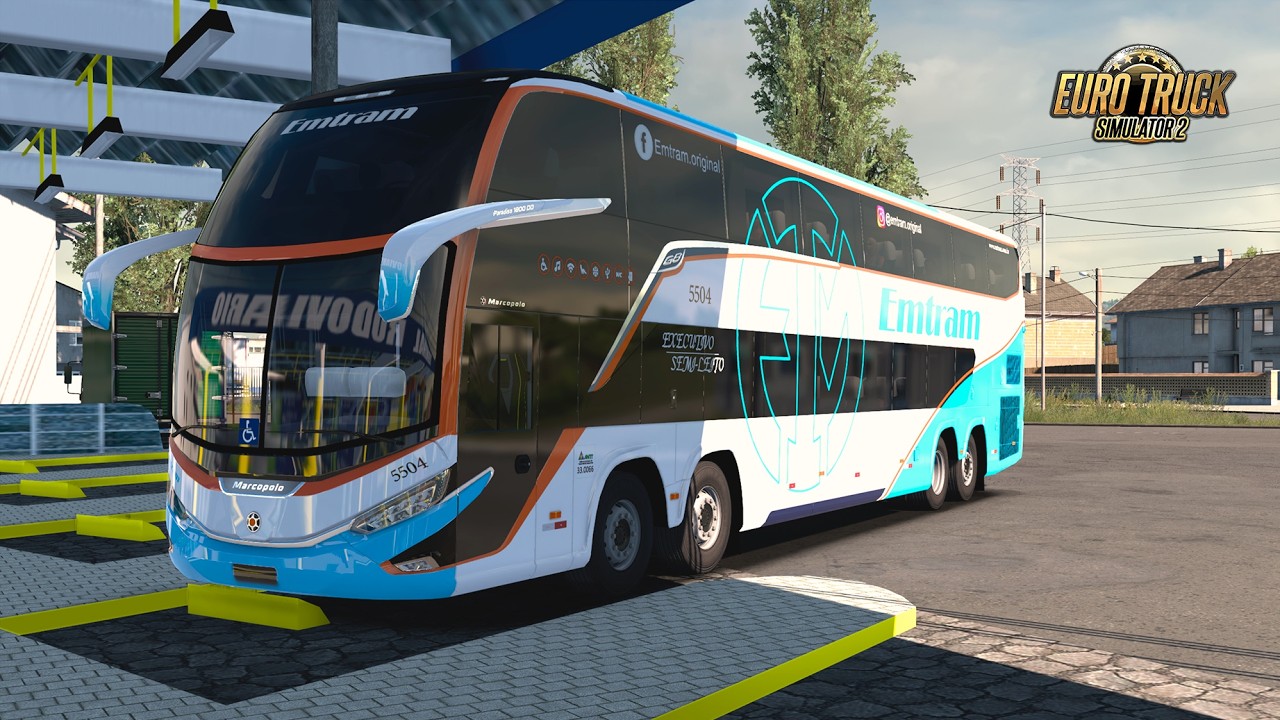 EMTRAM | Barra-BA → Caeté-Açu-BA (Vale do Capão) 🇧🇷 | Paradiso G8 1800 DD Scania | ETS2