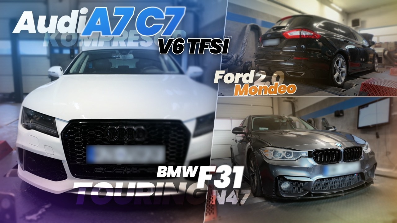 Modzimy AUDI A7 C7 V6 3.0TFSI Stage 2 | Ford Mondeo | BMW F31 N47 | Peugeot Expert 2.0 potężny gain!