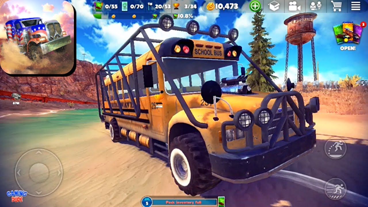 Off The Road - OTR Open World Driving Update - New School Bus Unlocked | Android Gameplay HD