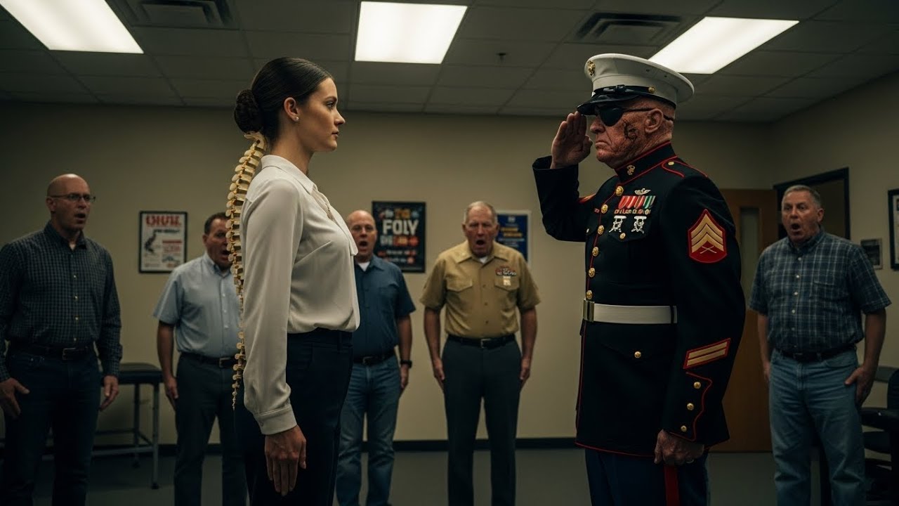 They Dismissed The "New Therapist" — Until The Scarred Veteran Stood At Attention For He