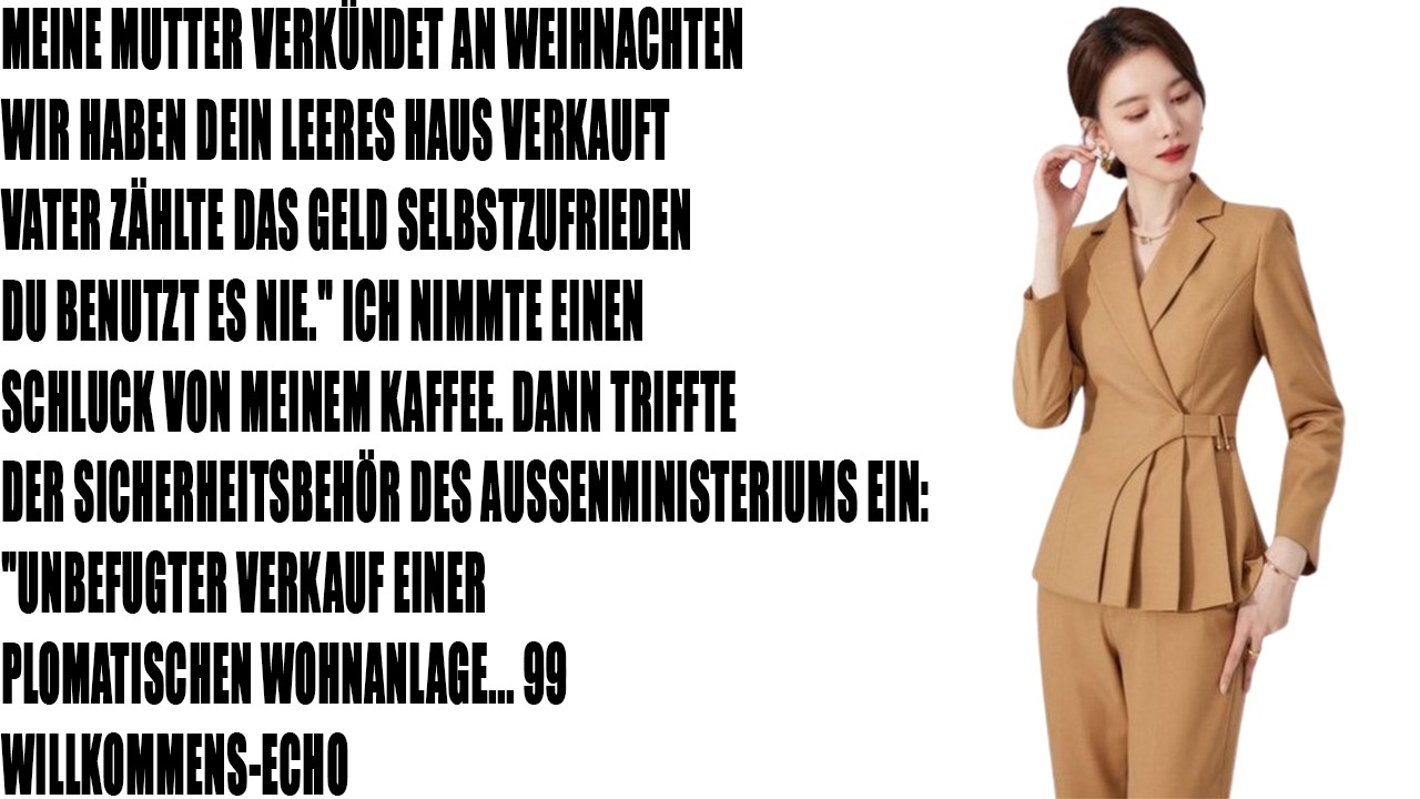 Wir haben dein leeres Haus verkauft“, sagte meine Mutter an Weihnachten – dann