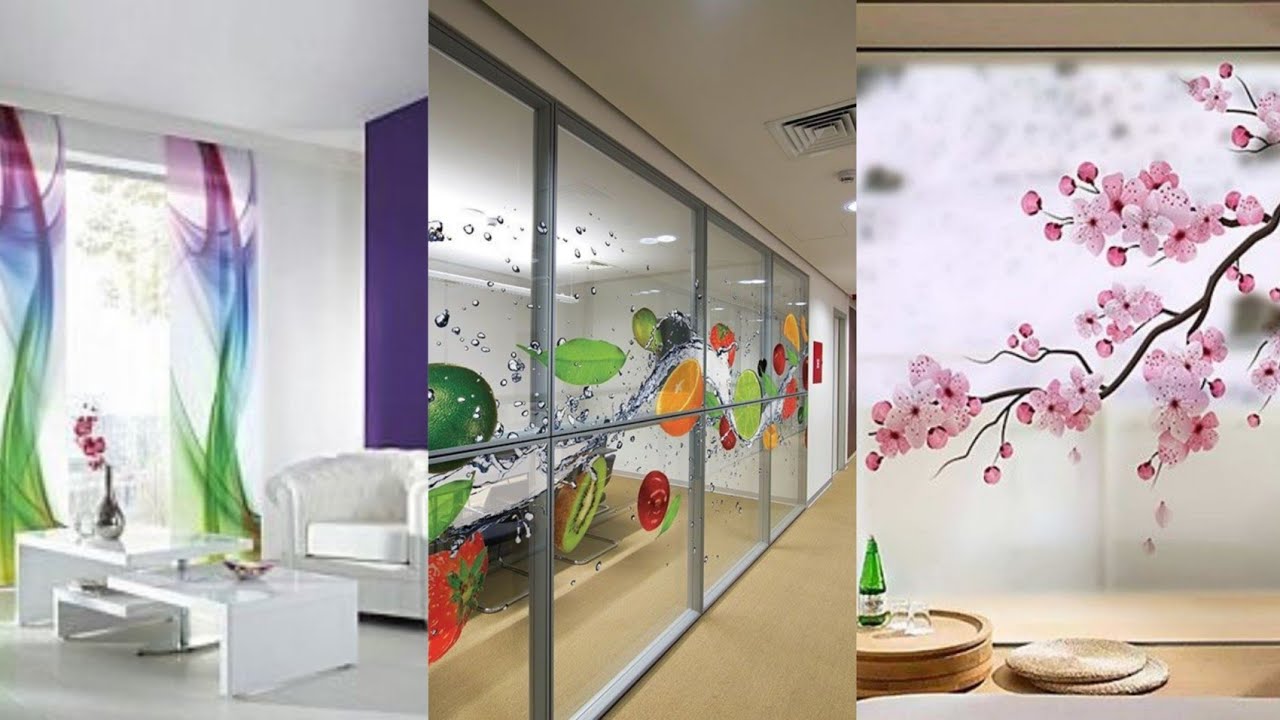 Beautiful Frosted glass ideas stained glass door frosted glass film design