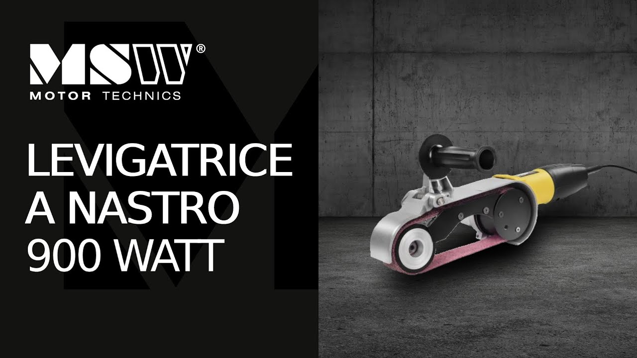 Levigatrice a nastro MSW Motor Technics POL900S | Presentazione del prodotto