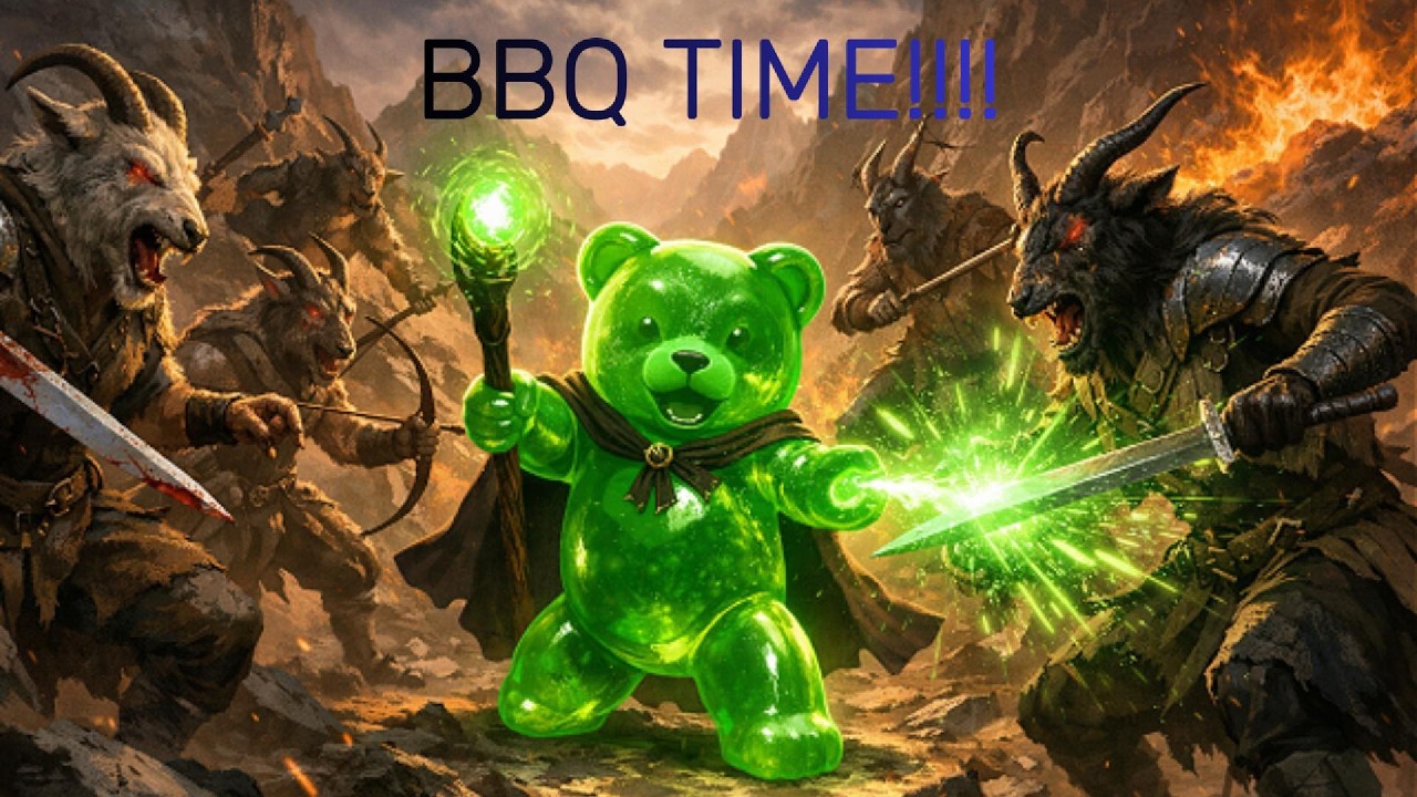 Fighting a bunch of trash eaters