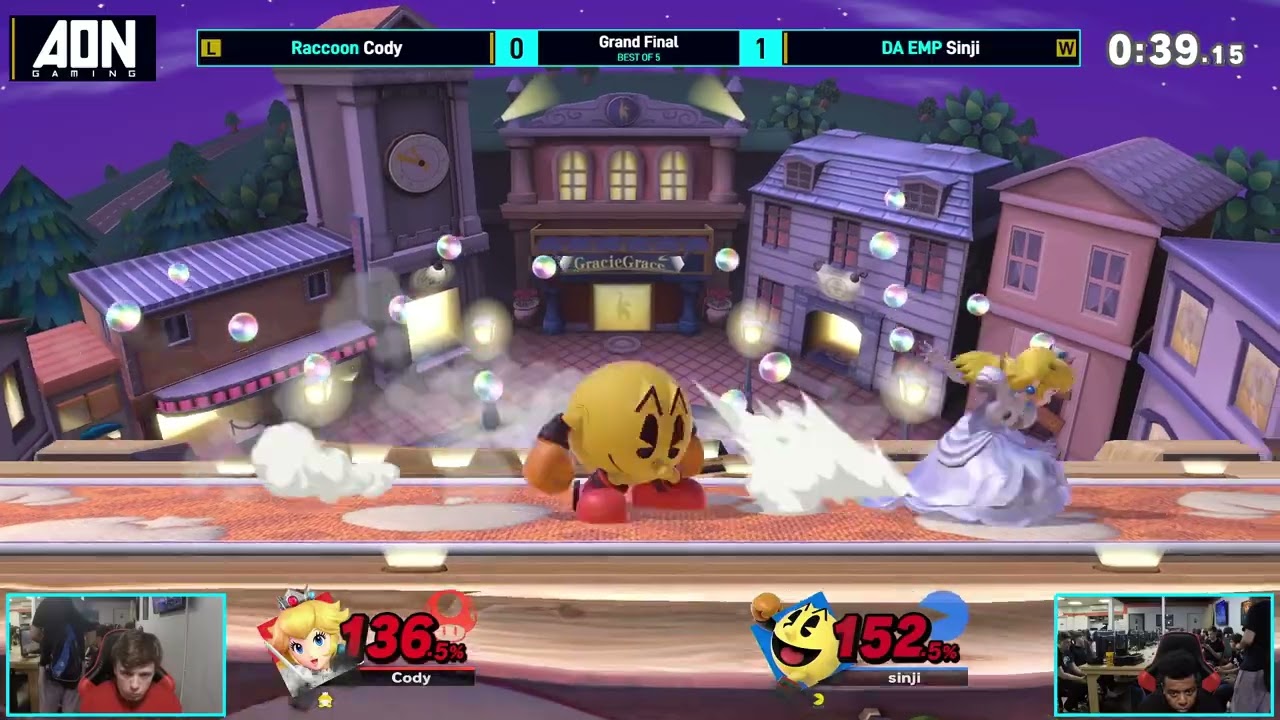 Sinji (Pac-Man) vs Cody (Peach) | AON Ultimate #172 Grand Final