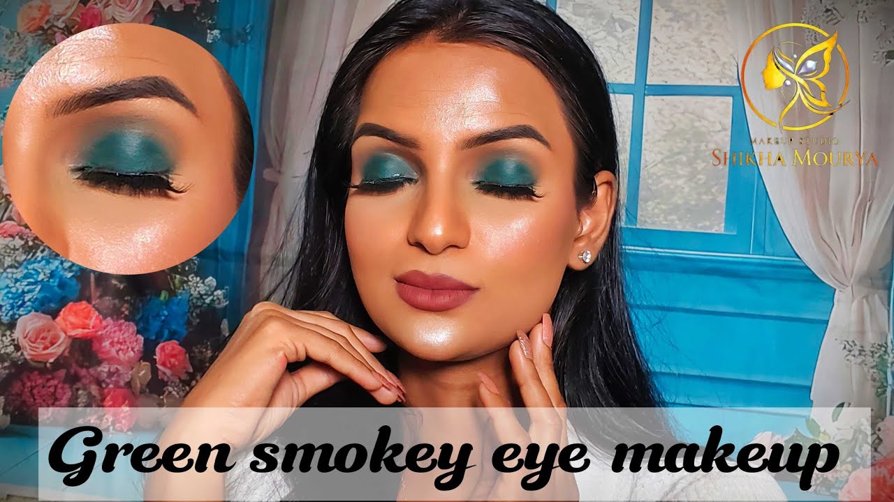 Green smokey eye step by step tutorial watch the end 👀