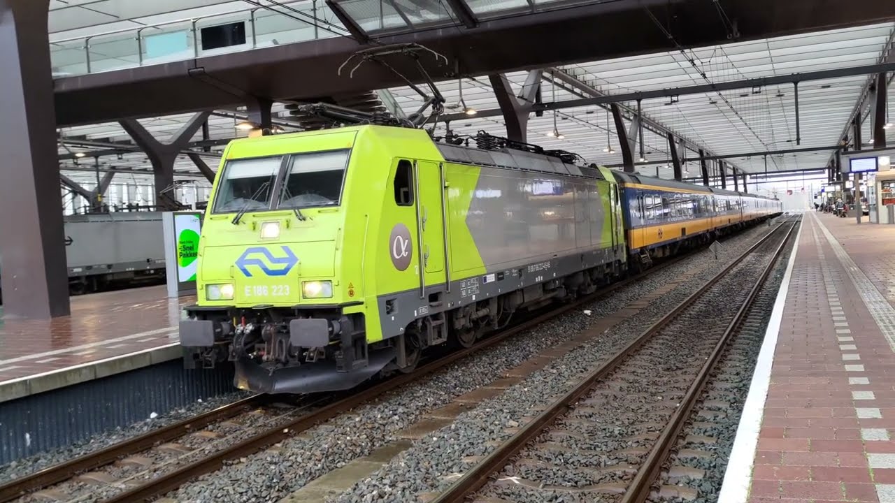 NS Br 186 | Leased By Alpha Trains | Traxx Bombardier | ICRmH | Rotterdam Centraal | 2022