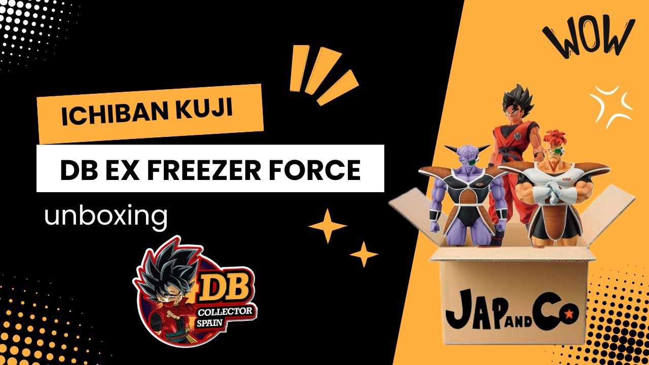 Ichiban Kuji Dragon Ball Ginyu Force - Abriendo caja de Japandco +  Unboxing Ginyu