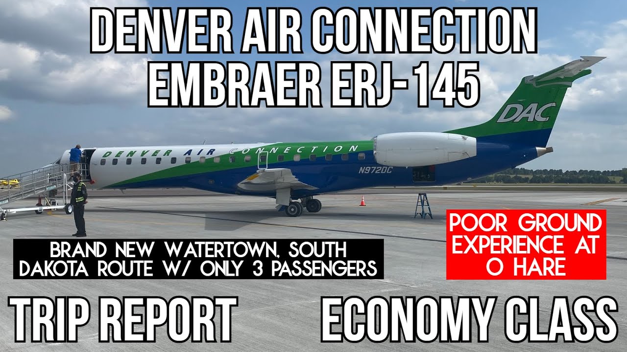 [TRIP REPORT] Denver Air Connection Embraer ERJ-145 | Chicago (ORD) - Watertown, SD (ATY)