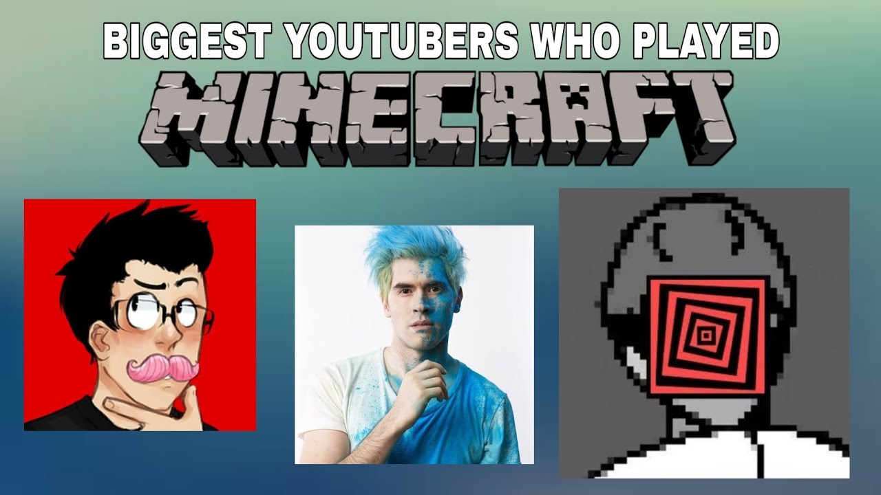 Top 10 most subscribed YouTubers who have ever played Minecraft