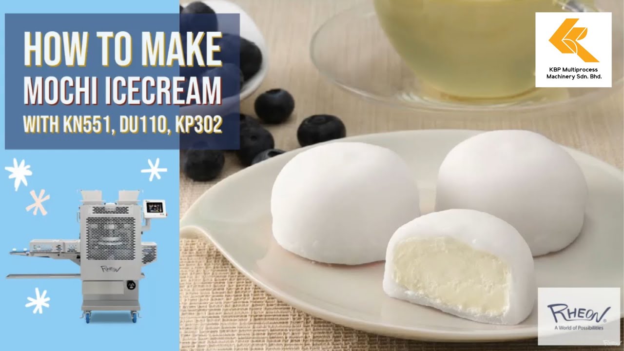 Rheon - Product Solution - Making of Mochi Ice Cream