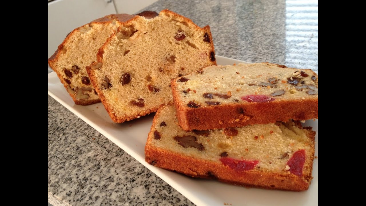 Plum cake de pasas y nueces
