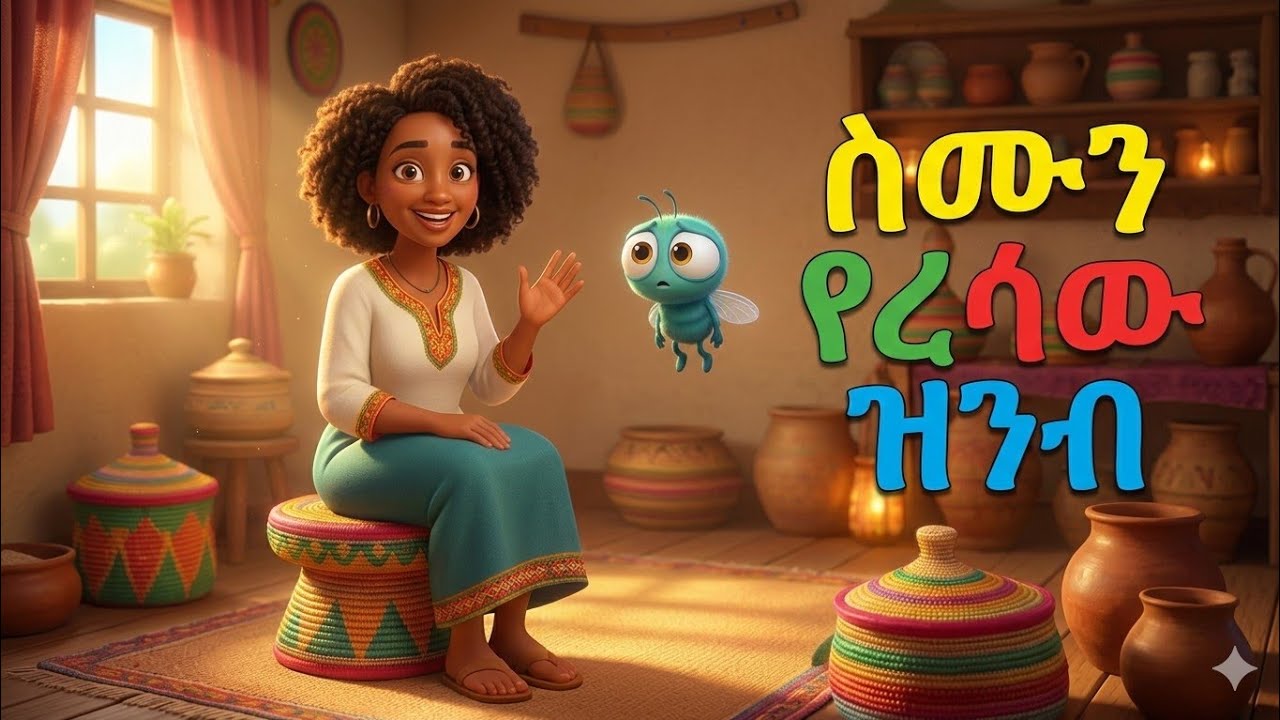 የዝንቡ ማንነት ፍለጋ - አዲስ ተረት ለልጆች|the fly that forgot his name