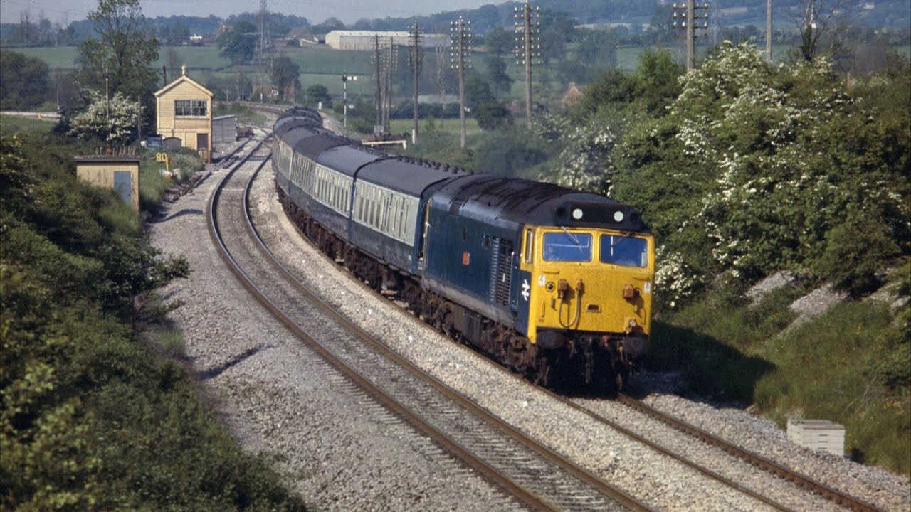 Slideshow: English Electric Class 50s in Action, Late 1960s to Early 1980s.