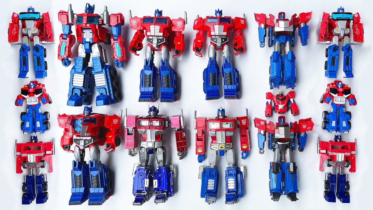 Tổng hợp Robot Optimus Prime Xe tải, xe cảnh s&aacute;t & cần cẩu m&aacute;y m&uacute;c &ndash; Đồ chơi robot