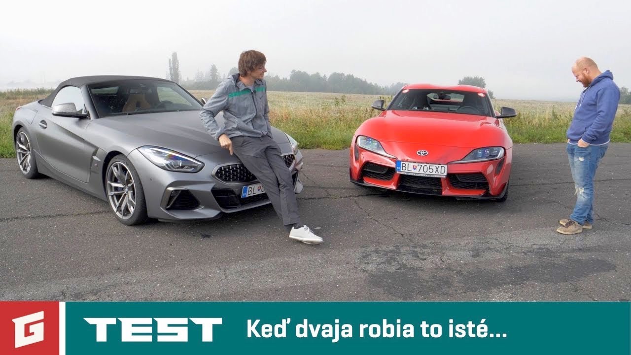 BMW Z4 Roadster M40i vs Toyota GR Supra - TEST - GARAZ.TV