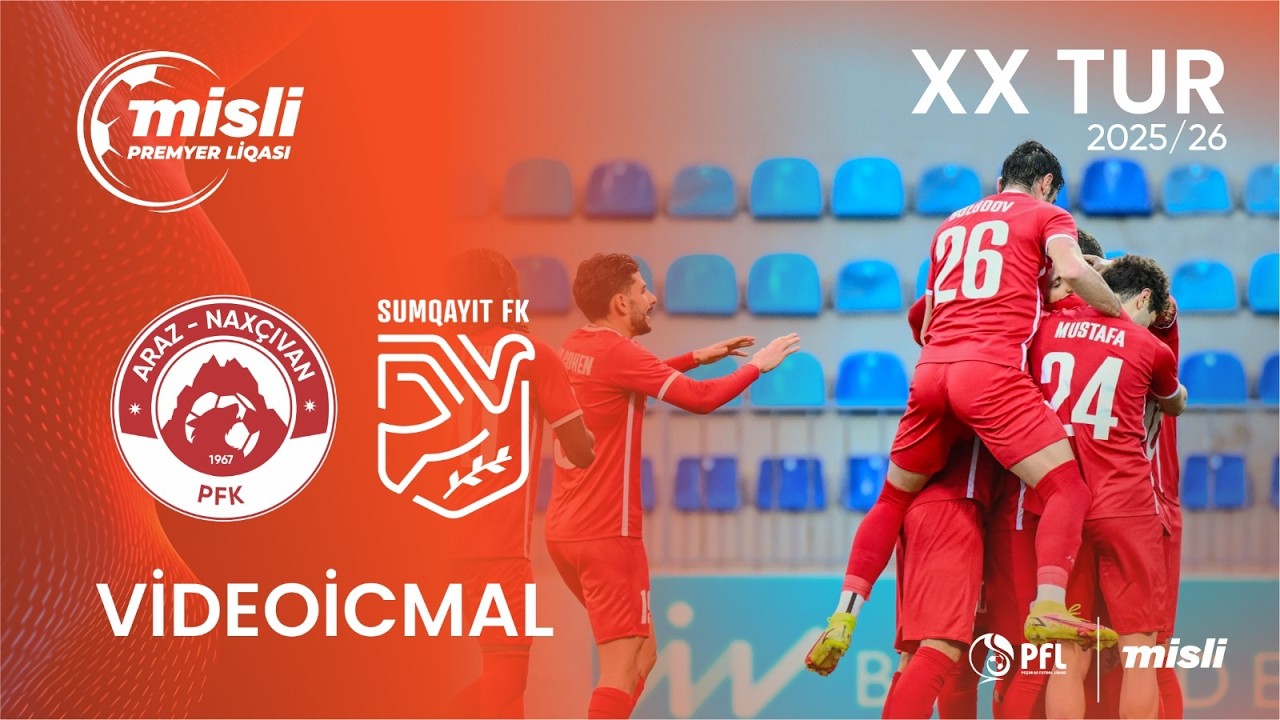 Misli Premyer Liqası 2025/2026 XX tur “Araz-Naxçıvan” 1–0 “Sumqayıt”