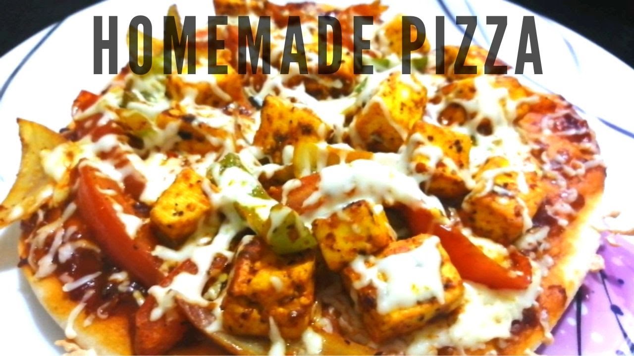 Paneer Pizza | Veg Pizza | Tawa Pizza | Pizza recipe | Easy Homemade Pizza