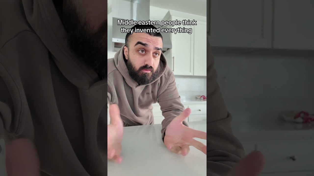 Middle eastern people think they invented everything 