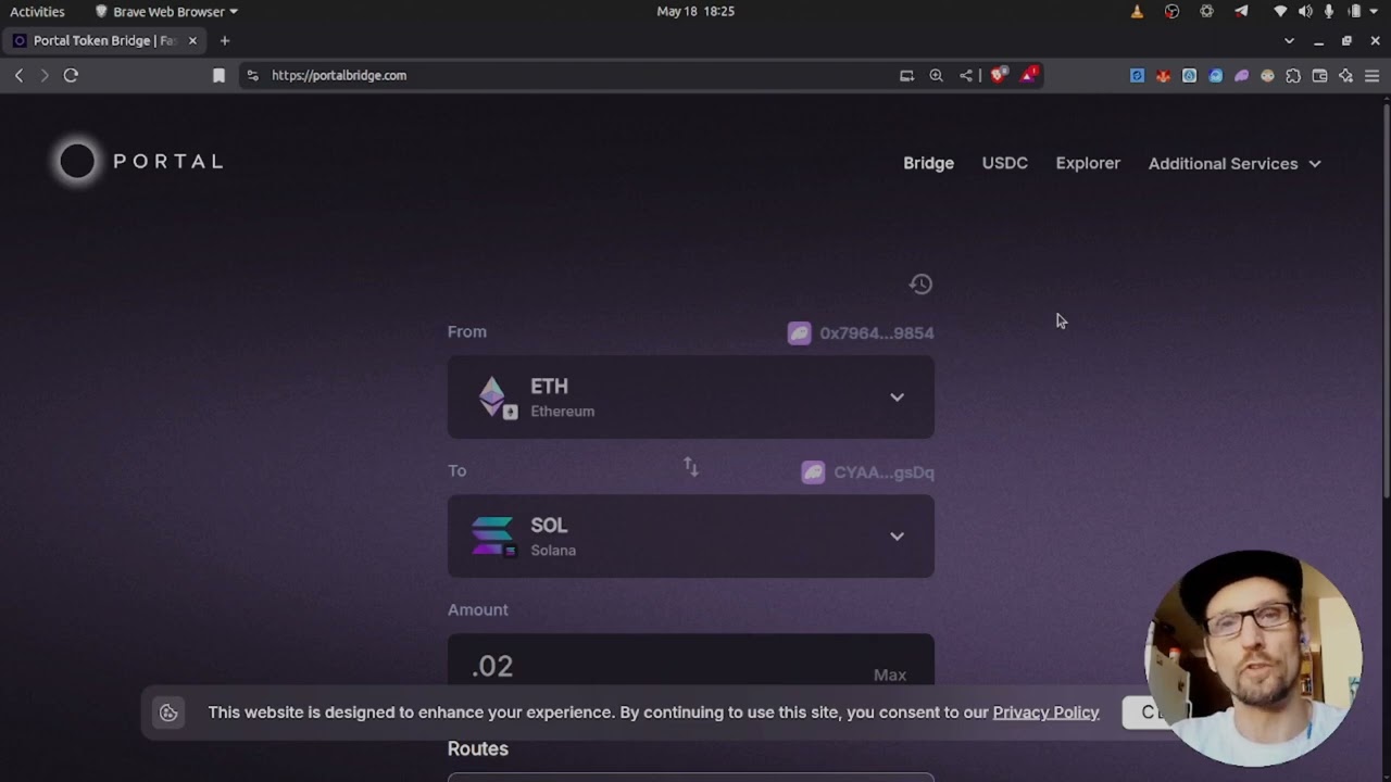How to Bridge (swap / exchange) Between Cryptocurrencies with PortalBridge & Wormhole