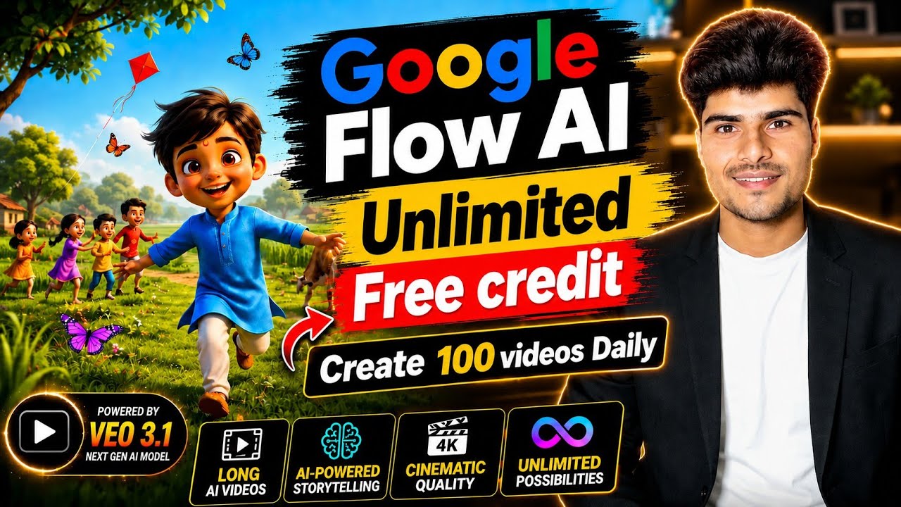 Google flow unlimited credits🔥 free ai video generator | Google flow credits problem #aivideo