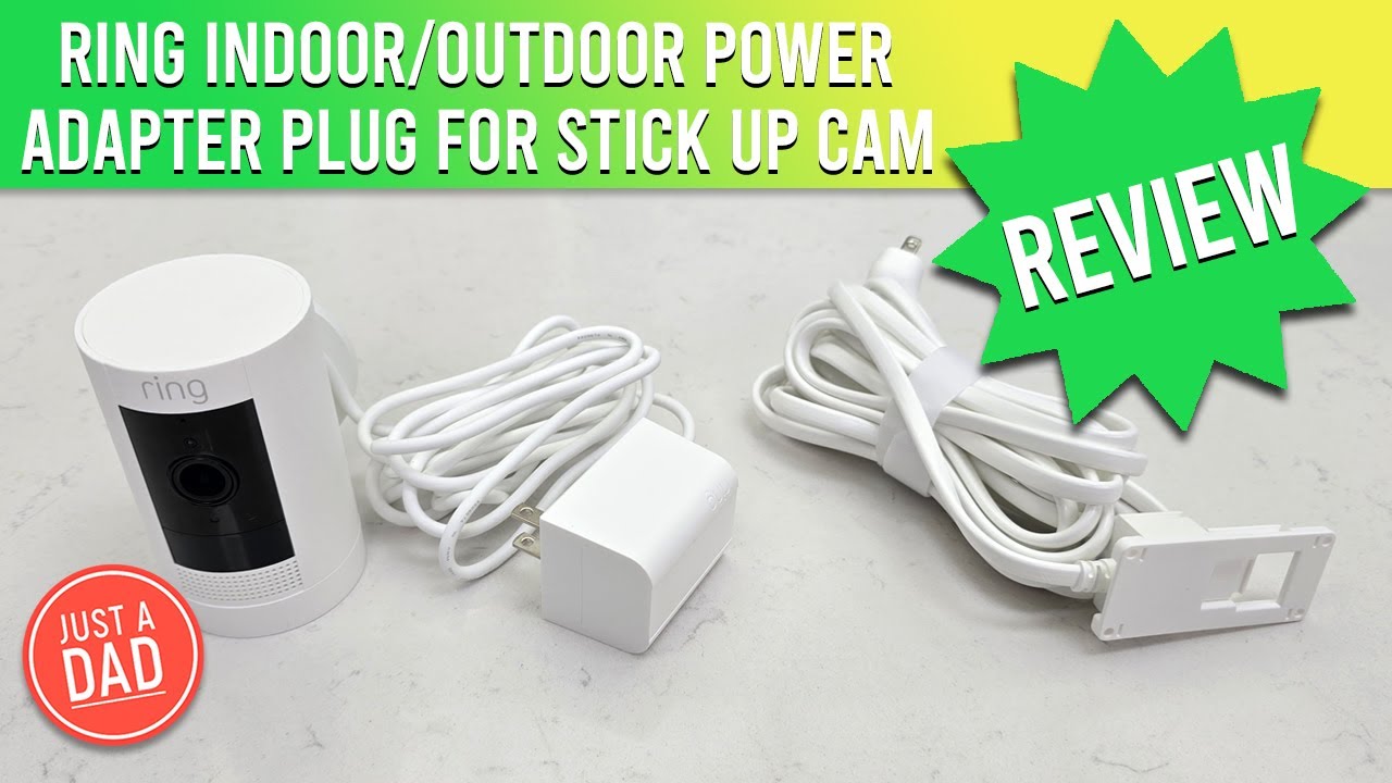 Ring Indoor/Outdoor Power Adapter Plug for Stick Up Cam Plug-In REVIEW