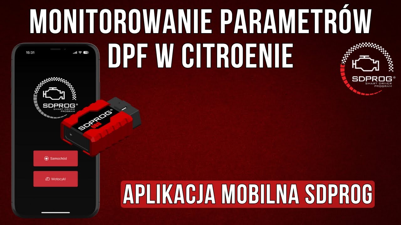Monitorowanie parametr&oacute;w DPF w Citroenie | SDPROG