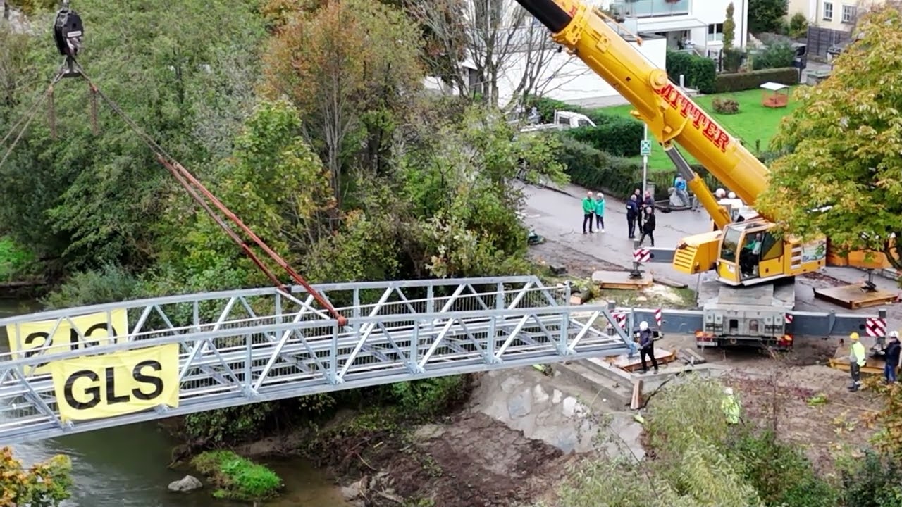 Geh- und Fahrradbrücke Neuhofen an der Krems 2024