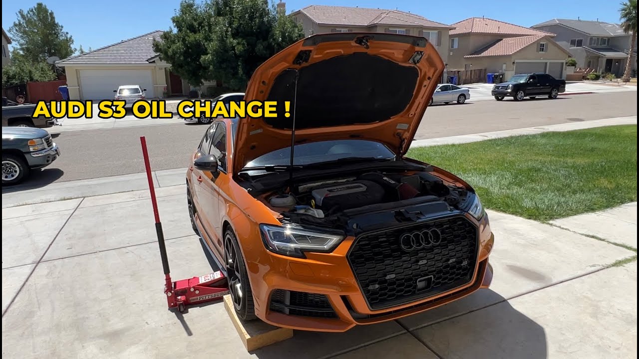 AUDI A3/S3 Урок по замене масла своими руками!! (МКБ)