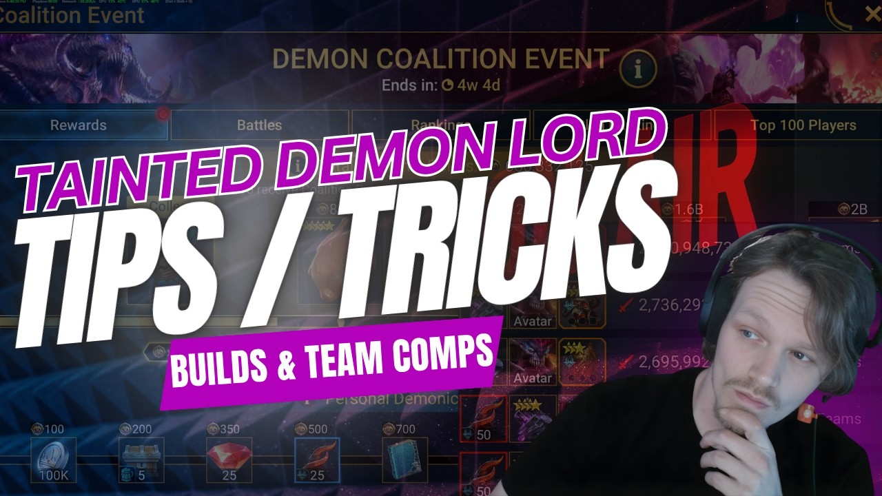 TAINTED DEMON LORD STAGES 1-2 TEAMS/ GUIDE in RAID: SHADOW LEGENDS