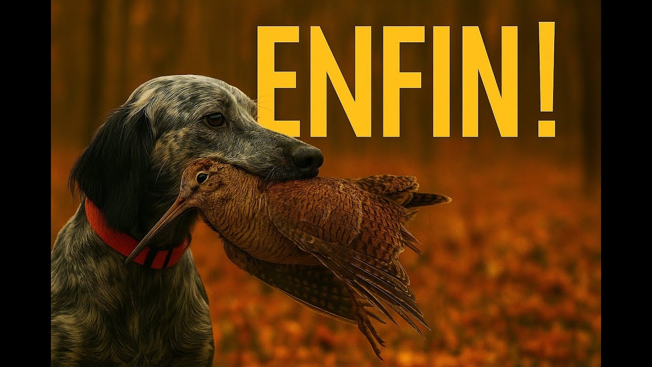 CHASSE A LA BECASSE AU CHIEN D'ARRET : EPISODE 3 (La d&eacute;livrance ahah)